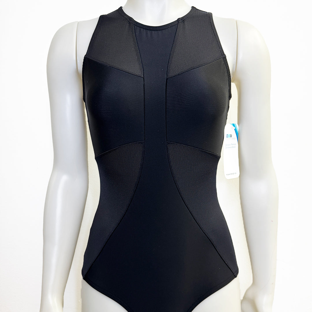Cross leotards With Sport Mesh