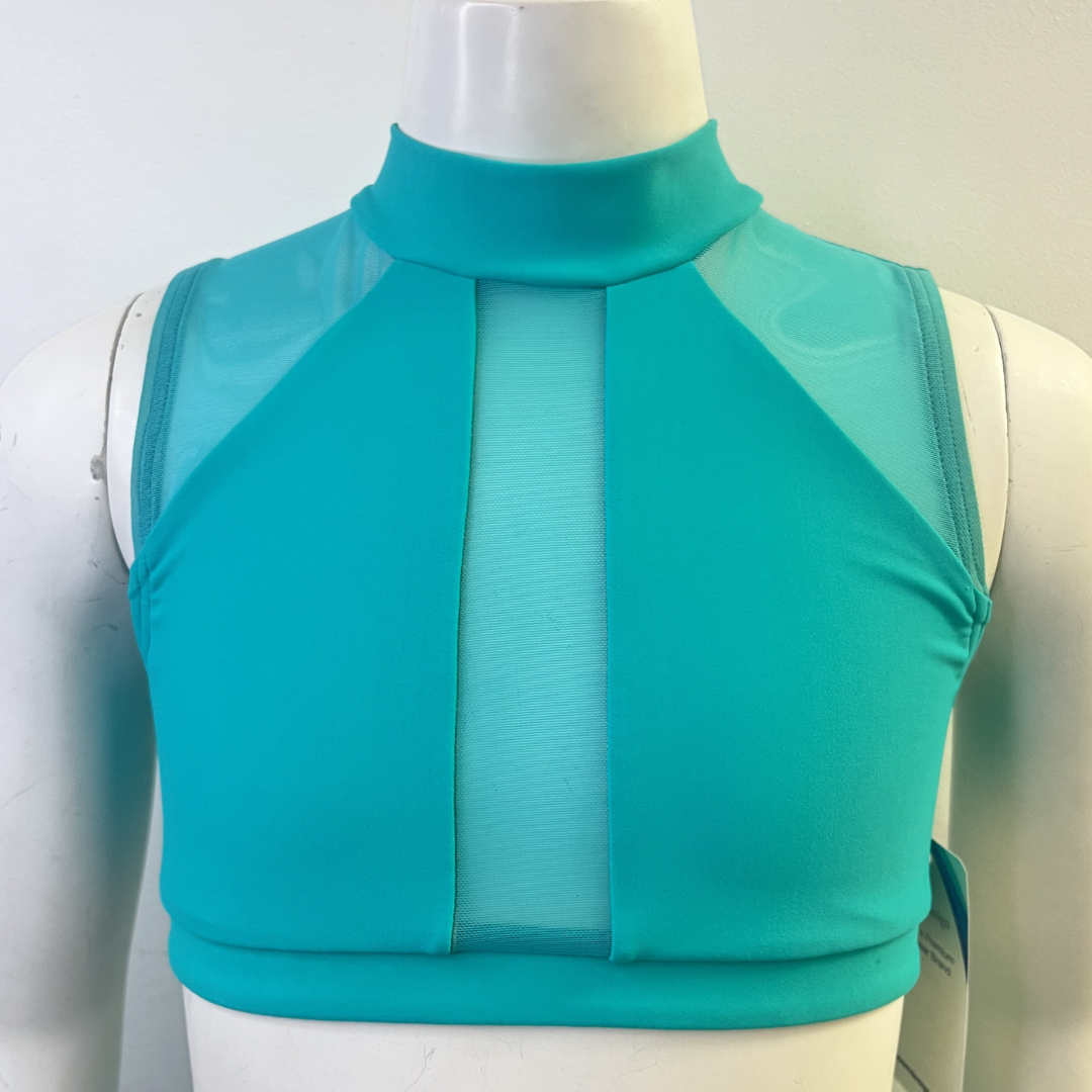 MOD Arrow Crop Top Lycra & Mesh