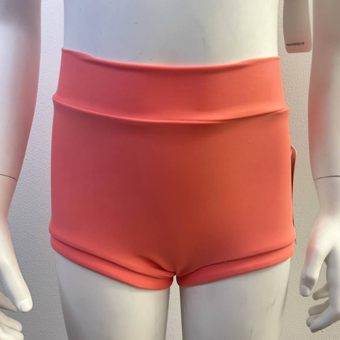 MOD Matte Lycra High Waist Hot Shorts