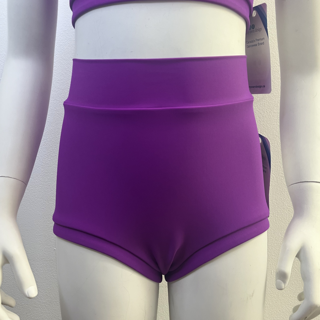 MOD Matte Lycra High Waist Hot Shorts