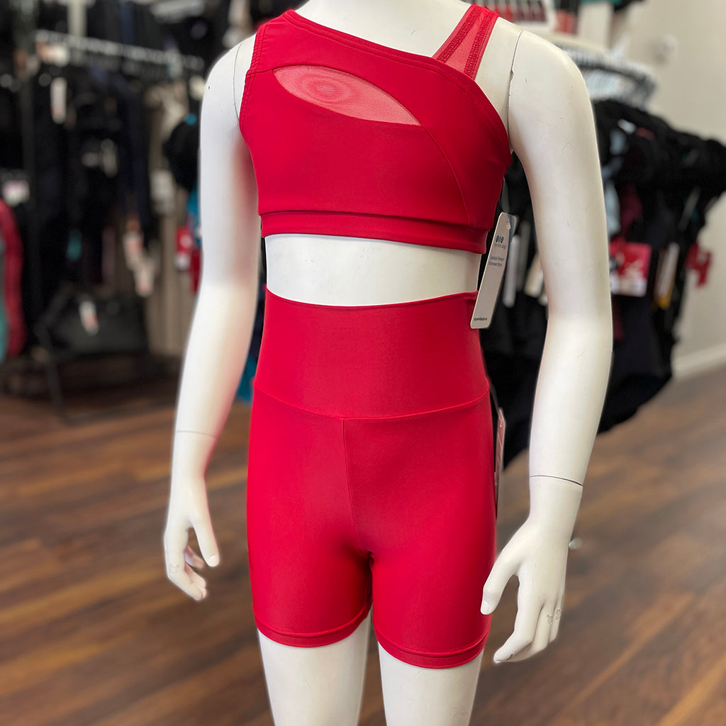 MOD High Waist Bike Shorts - Matte Lycra