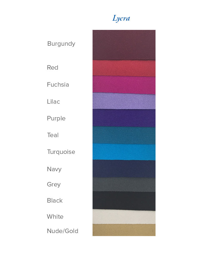 Basic Lycra Colour Chart