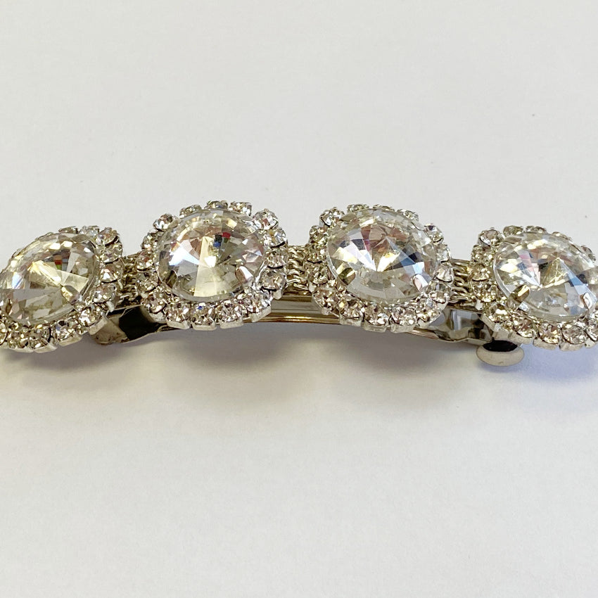Rhinestone Floral Hair Clip