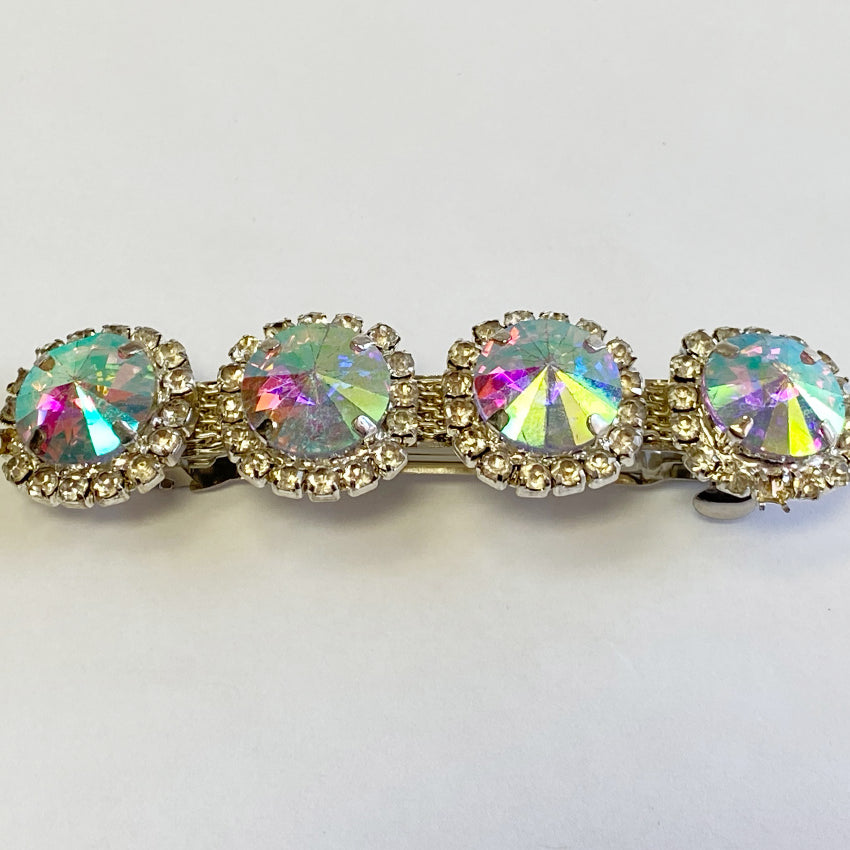 Rhinestone Floral Hair Clip