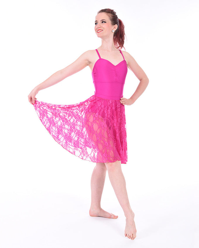 Lycra Sweetheart Bodysuit, Basic Lace Circle Skirt