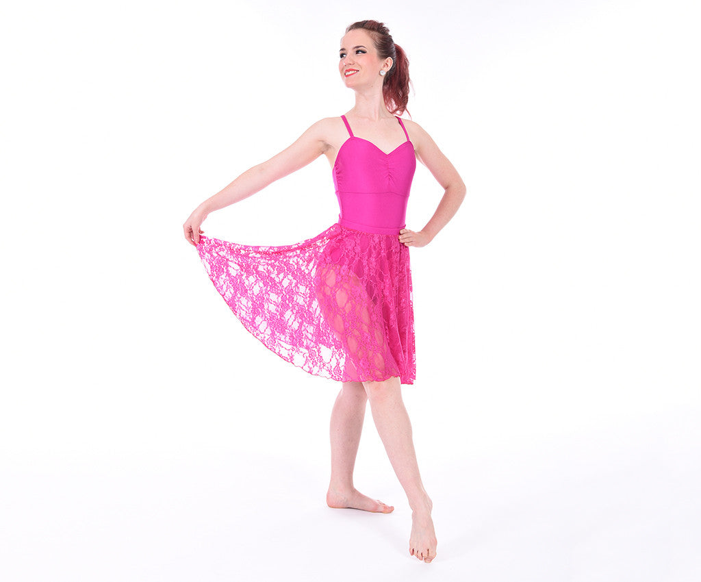 Lycra Sweetheart Bodysuit, Basic Lace Circle Skirt