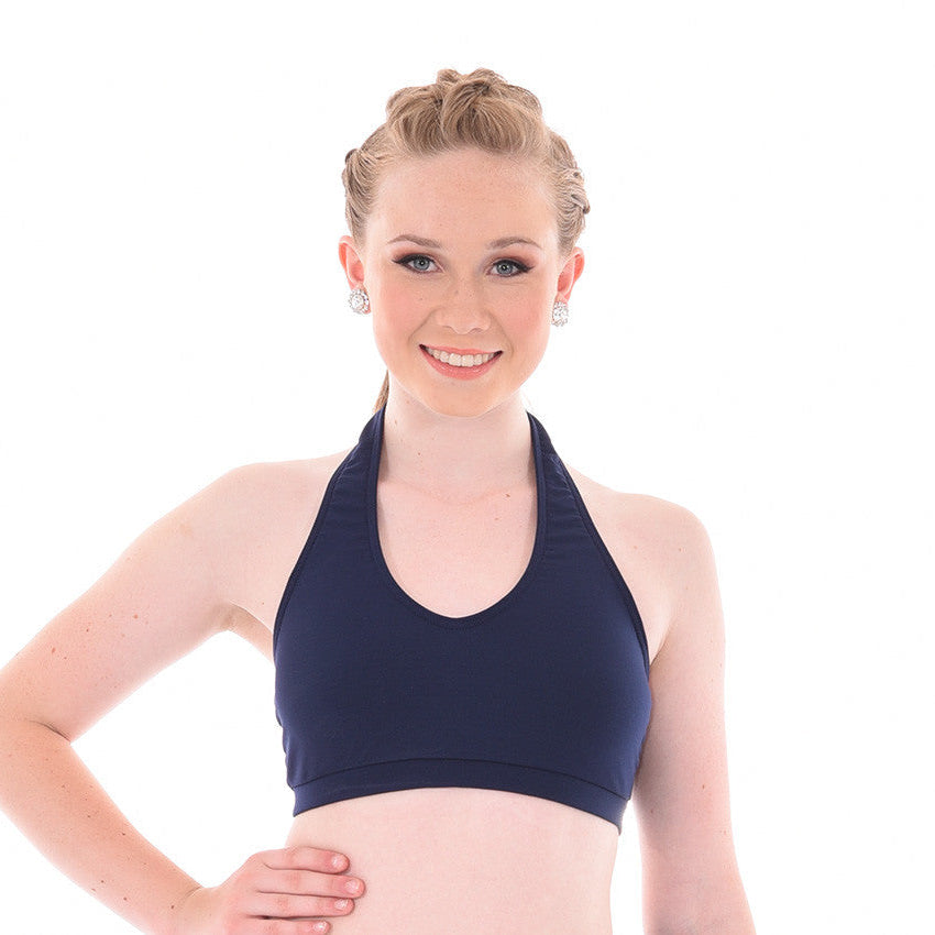 Supplex Halter Crop Top