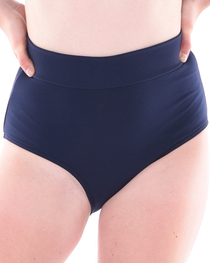 Supplex High Waist Dance Brief, Navy