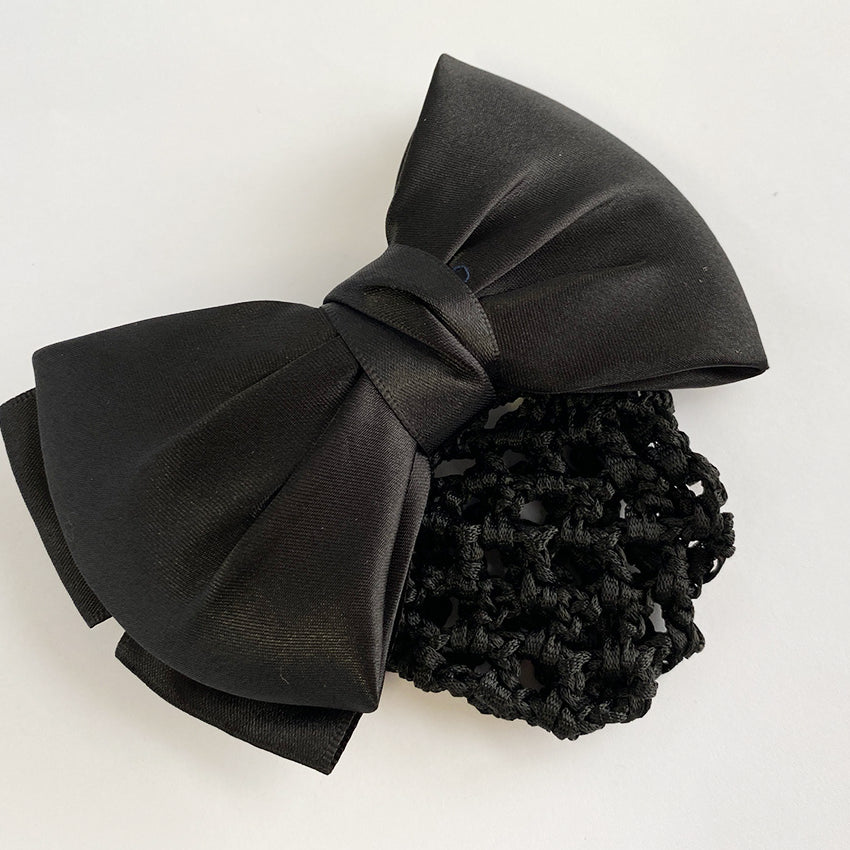 Hair Bows with Snood Barrette