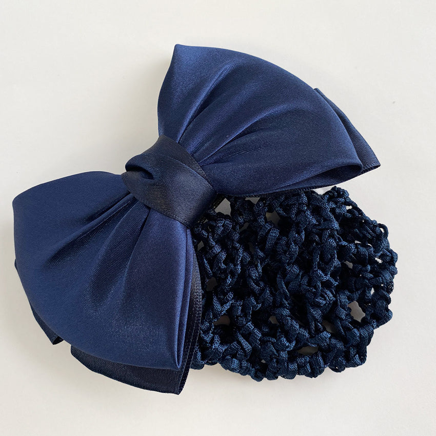 Hair Bows with Snood Barrette