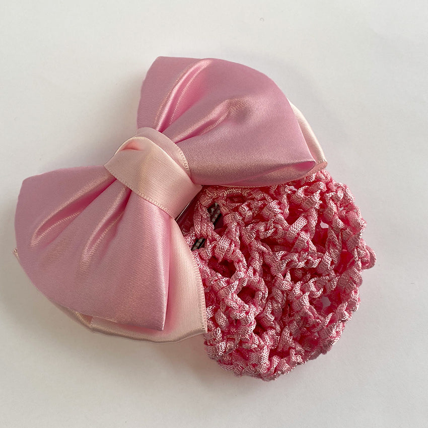 Hair Bows with Snood Barrette