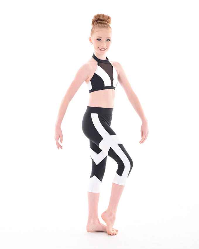 Convention Sublime Contrast Halter Top, Foxy Duo Capris, White