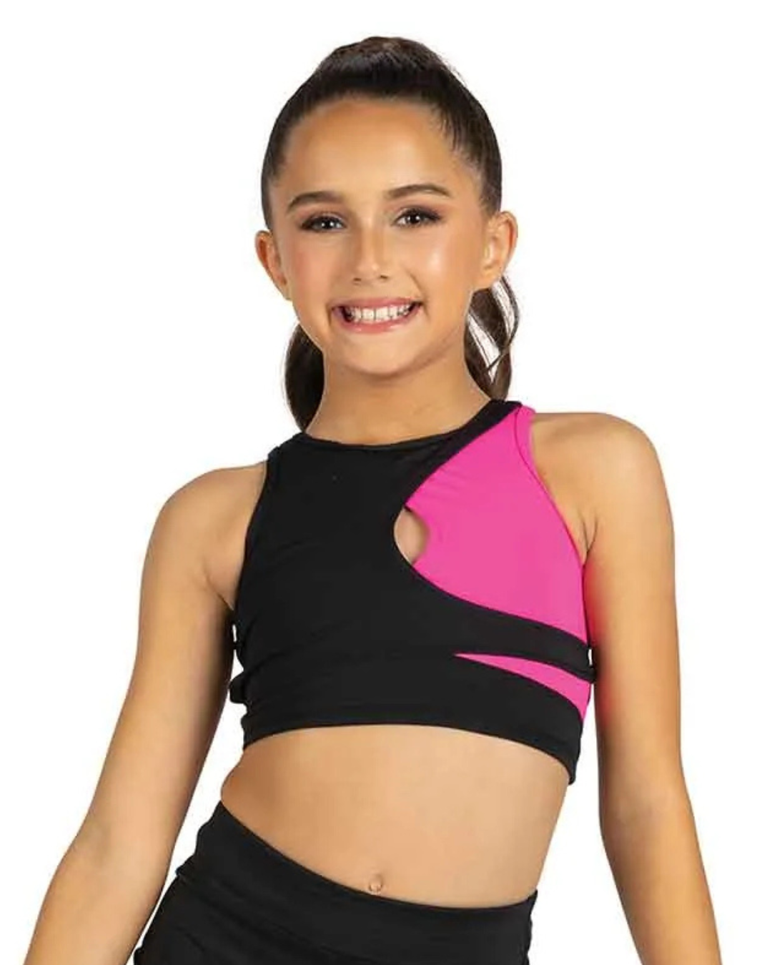 Lulu 2-Tone Crop Top