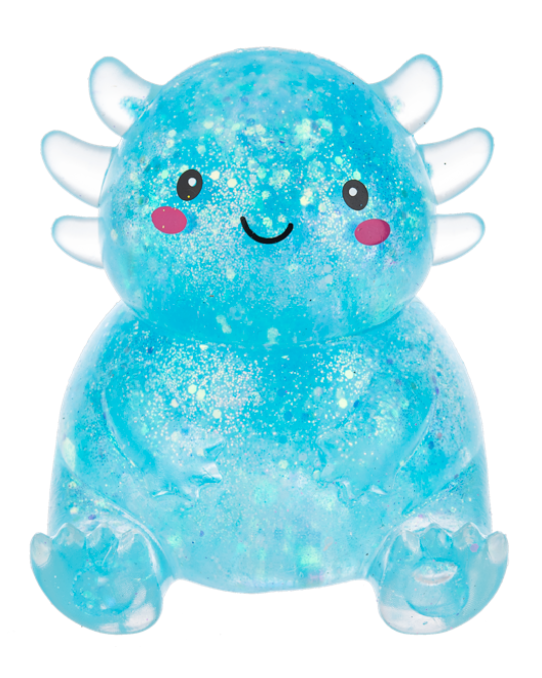 Sparkle and Squeeze Axolotl Squishies