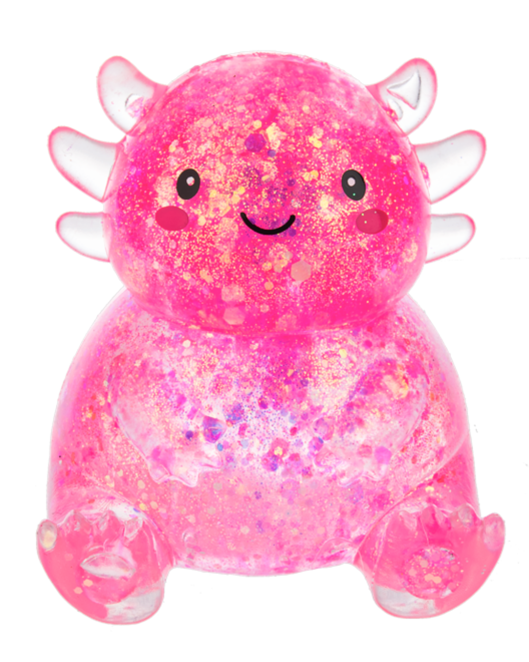 Sparkle and Squeeze Axolotl Squishies