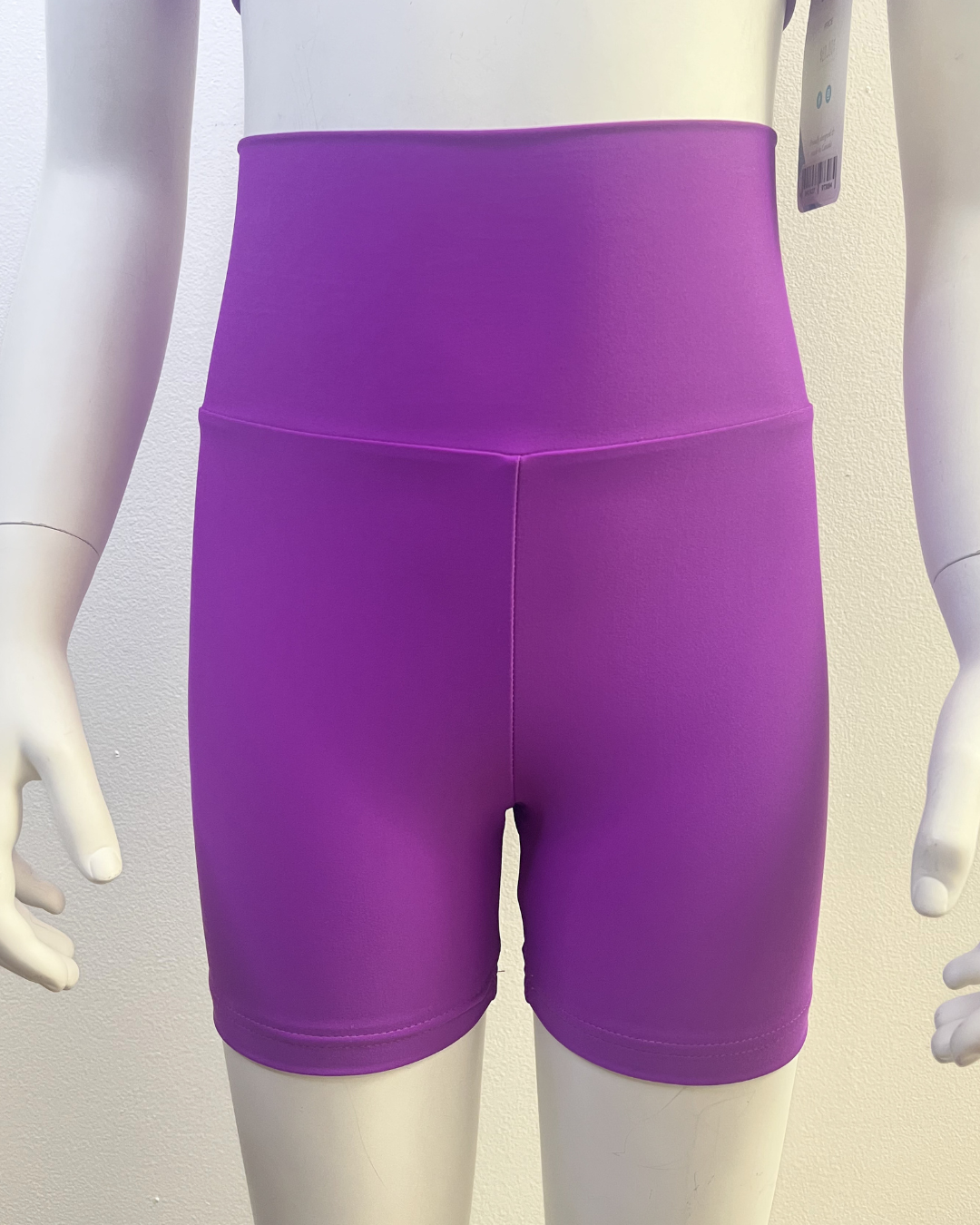 MOD High Waist Bike Shorts - Matte Lycra
