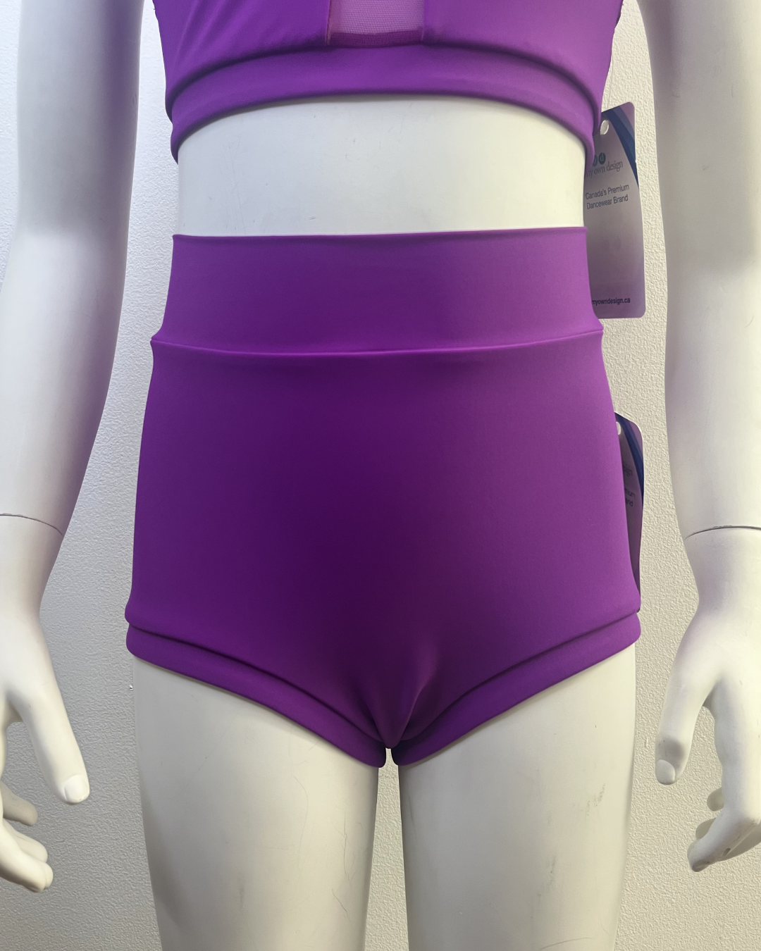 MOD Matte Lycra High Waist Hot Shorts