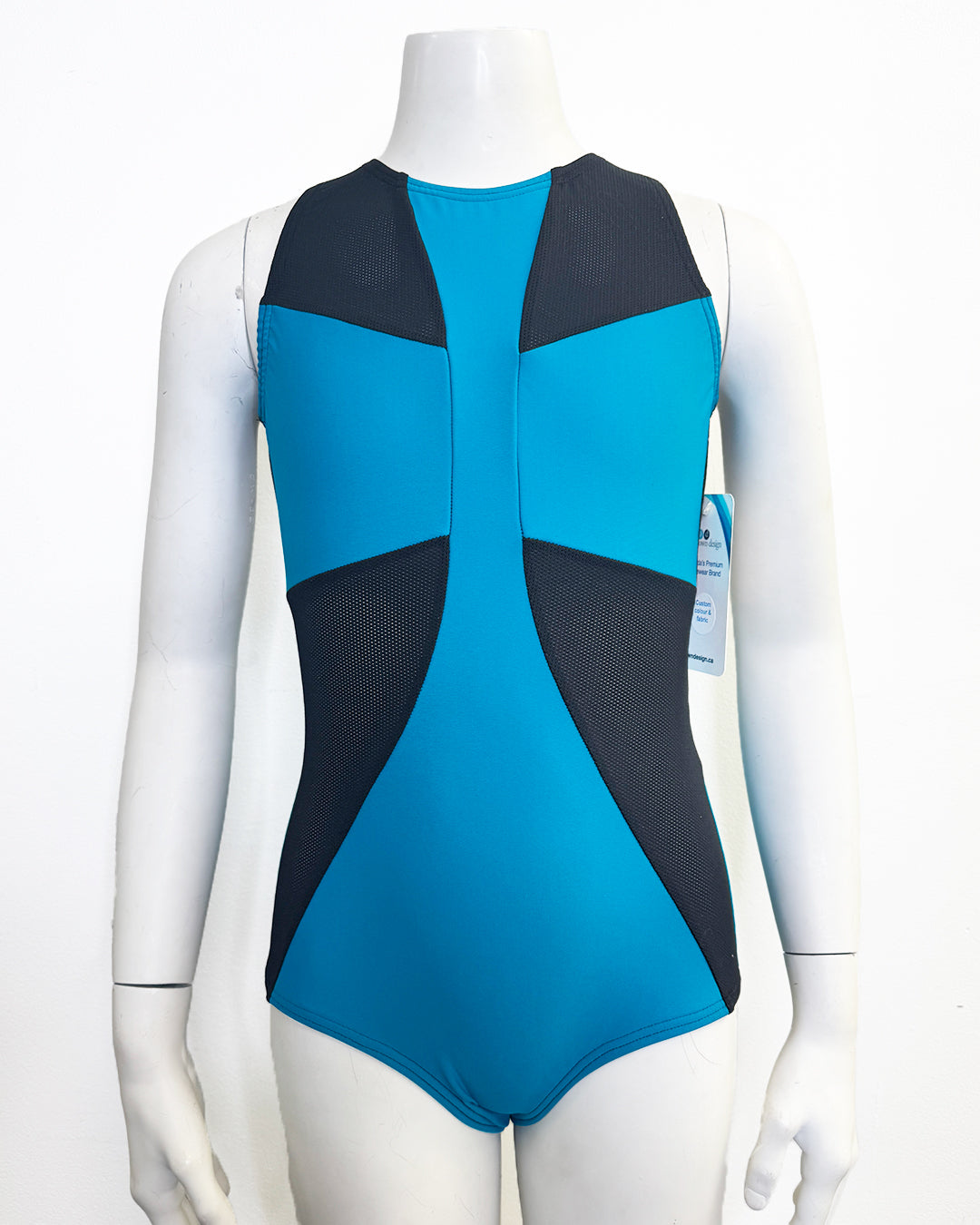 Cross leotards With Sport Mesh