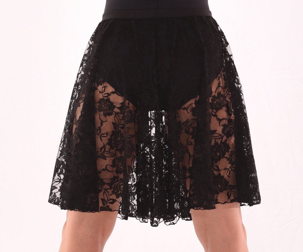 Basic Lace Circle Skirt, Back