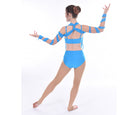 Classic Multi-Way Panty, Basic Lycra V-Front Bra Top, Blue, Variation, Back