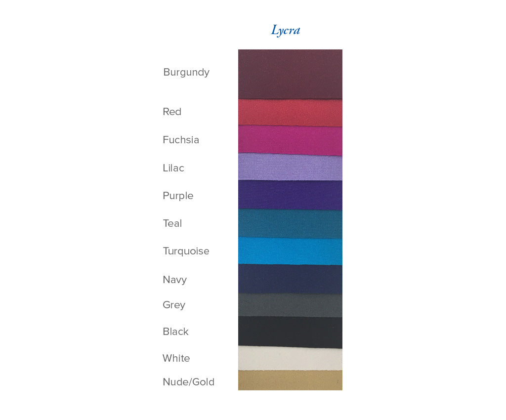 Basic Lycra Colour Chart