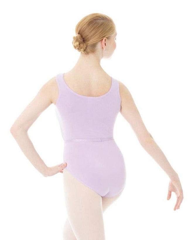 Mondor Cotton R.A.D. Sleeveless Pinch Front Leotard