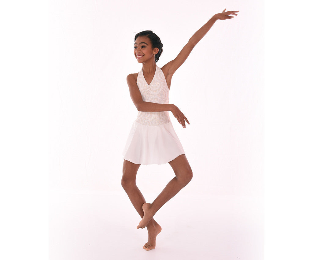 Polished Pearlized White Dress