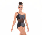 Convention New Attitude Contrast Leotard, Grey