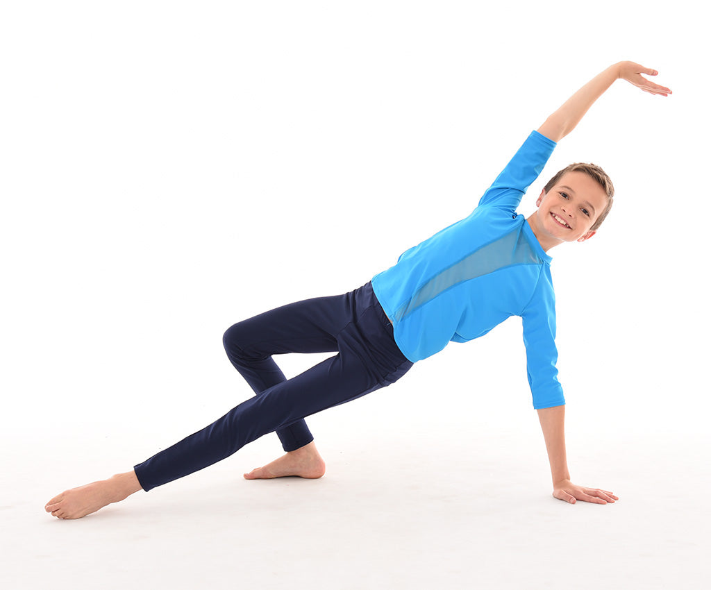 Convention Mesh Front Top, Boys Fitted Dance Pants