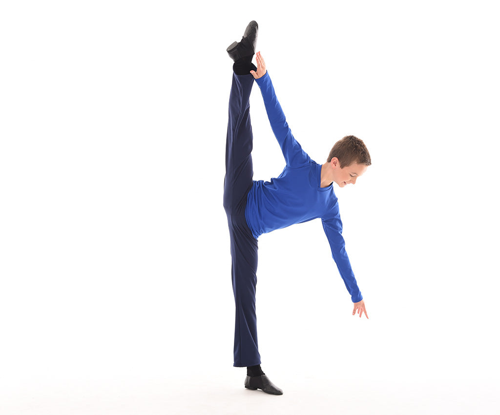 Boys V-Neck Long Sleeve Tee, Boys Dance Pants
