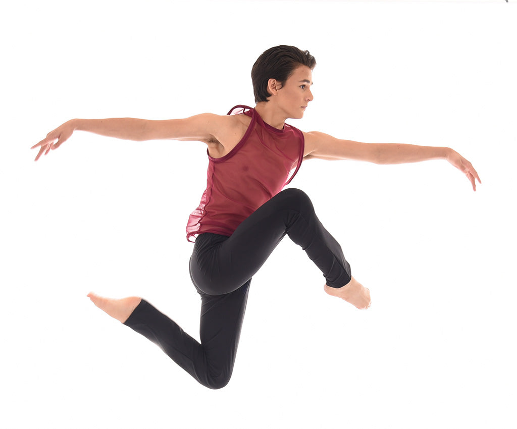 Boys Mesh Tank Top, Boys Fitted Dance Pants