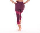 Convention Foxy Duo Capris, Wine/Cranberry, Back