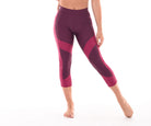 Convention Foxy Duo Capris, Wine/Cranberry