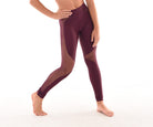 Convention Side Splash Legging, Wine/Plum
