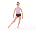 Lycra Cross Back Crop Top, Basic Supplex Hot Short