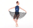 Kaleidoscope Lacy Drama Overlay Leotard, Basic Lace Circle Skirt 