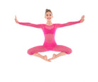 Mesh Capri Unitard, Lycra V-Front Bra Top, Lycra V-Front Shorts, Fuchsia