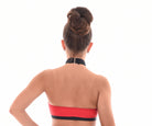 Convention Sublime Contrast Halter Top, Red, Back