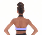 Convention Sublime Contrast Halter Top, Lilac, Back