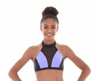 Convention Sublime Contrast Halter Top, Lilac