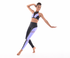 Convention Sublime Contrast Halter Top, Dynamic Lux Leggings, Lilac